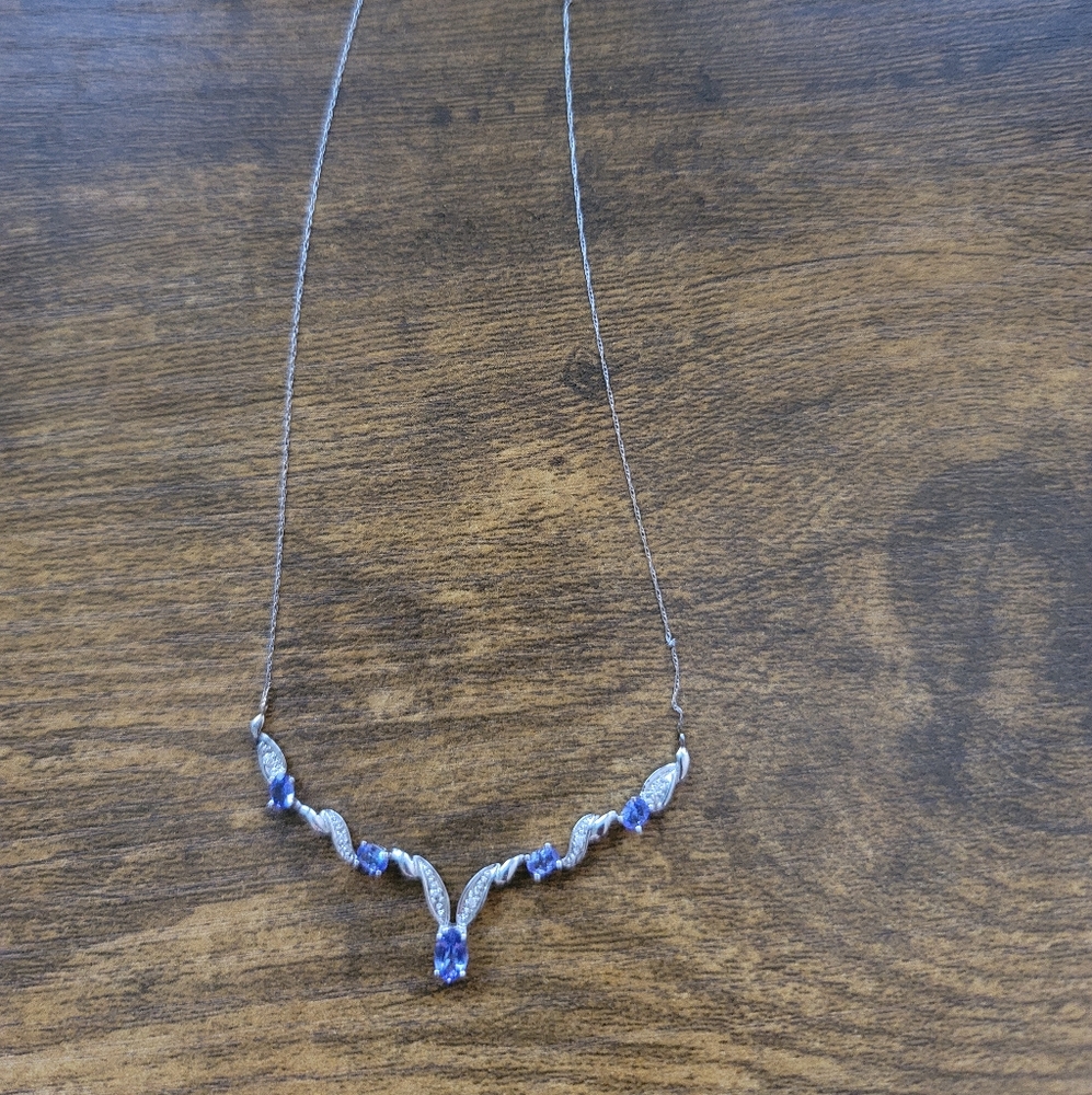 Tanznite necklace